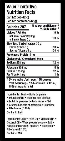 Protein Popcorn – Salted Caramel