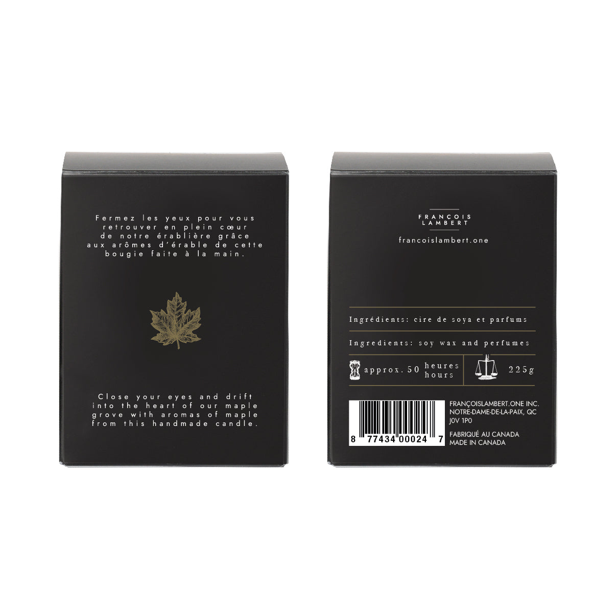 #1 Du Chalumeau à la Mèche - Maple soy candle