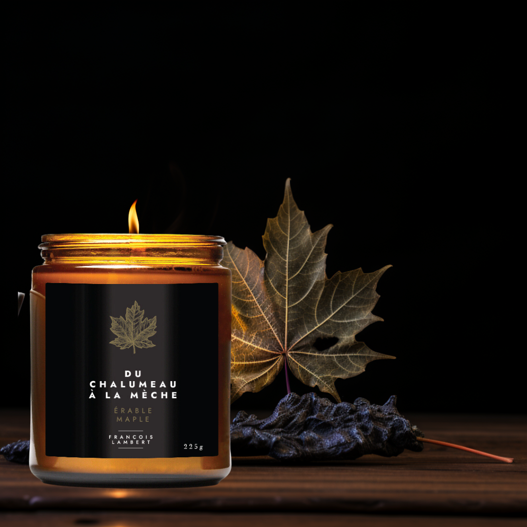 #1 Du Chalumeau à la Mèche - Maple soy candle