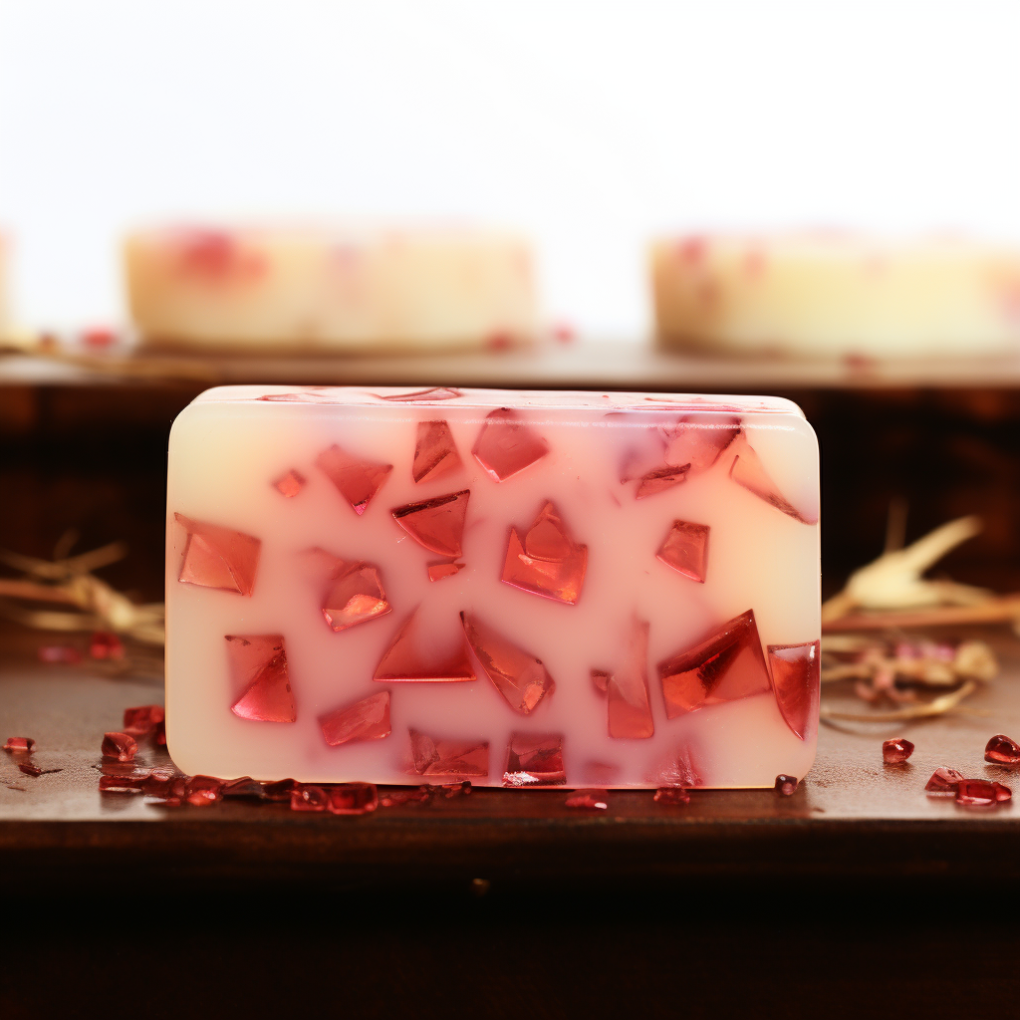 # 14 Sheep's milk soap | Amber and romance