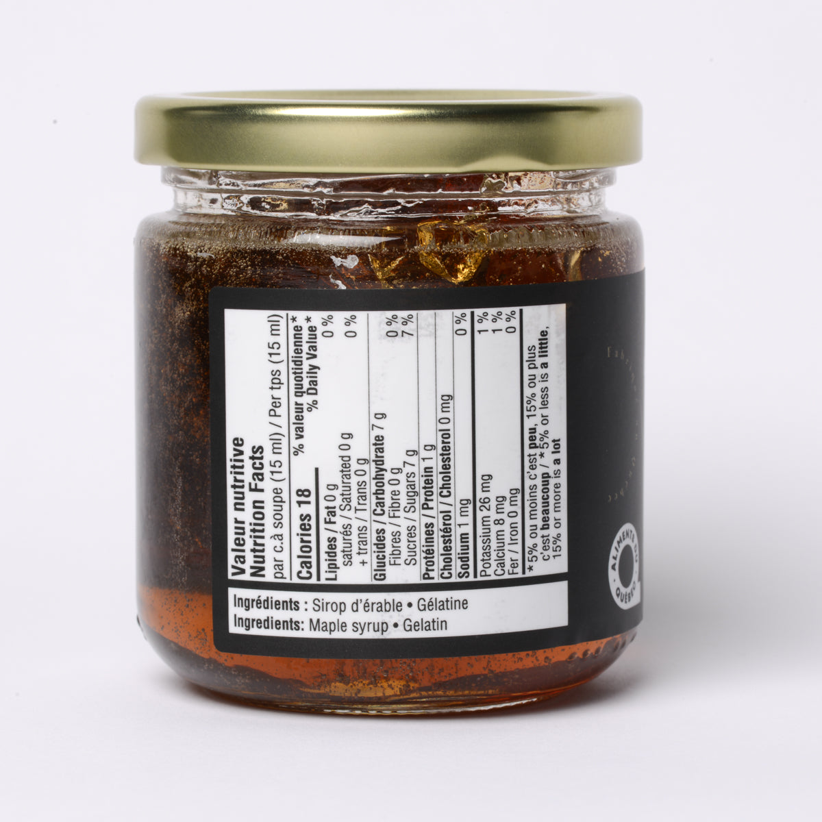 Maple Jelly | Glass jar