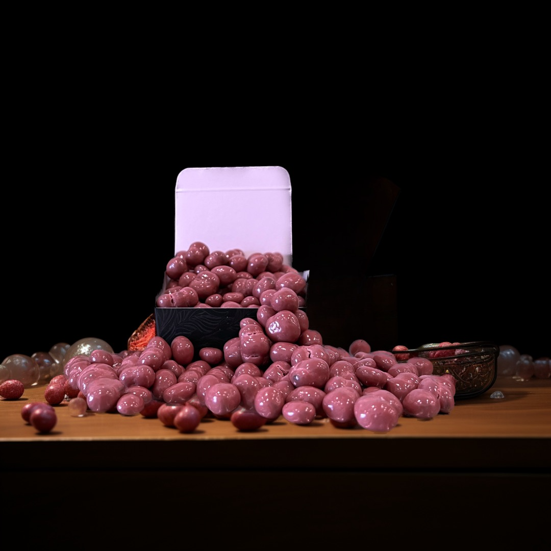 Ruby Chocolate Coated Coffee Beans