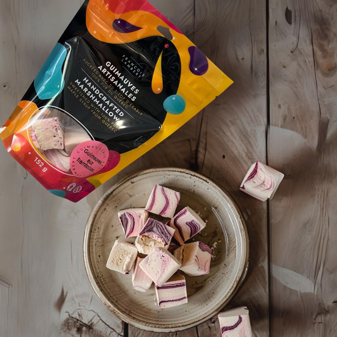 Raspberry and Maple Marshmallows🍁