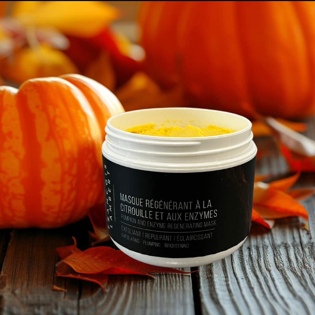 Regenerating pumpkin and enzyme mask