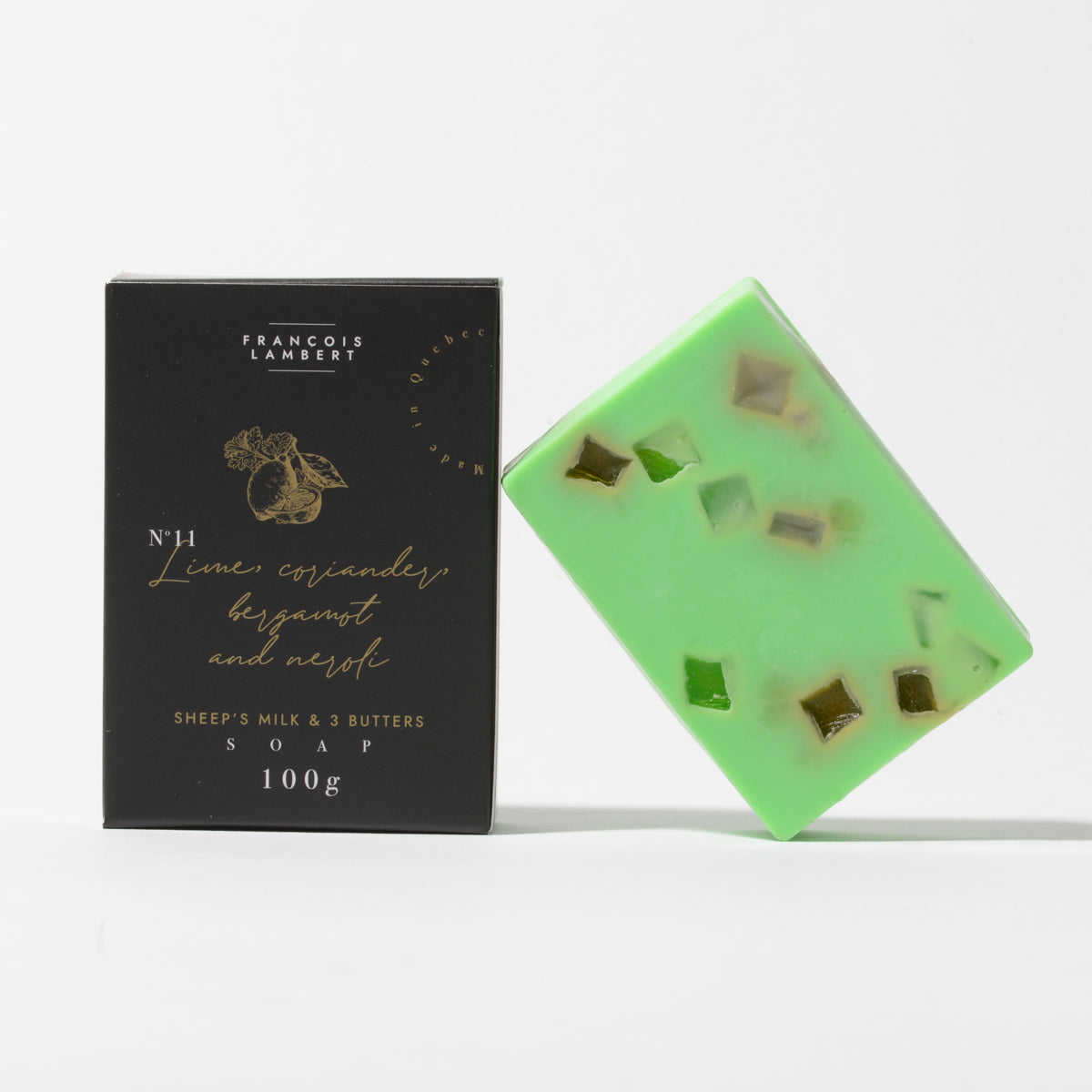 # 11 Sheep's milk soap | Lime, coriander, bergamot and neroli