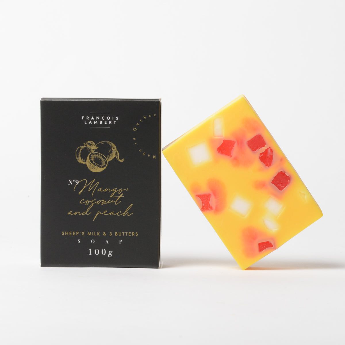 # 9 Sheep's milk soap | Mango, coconut and peach