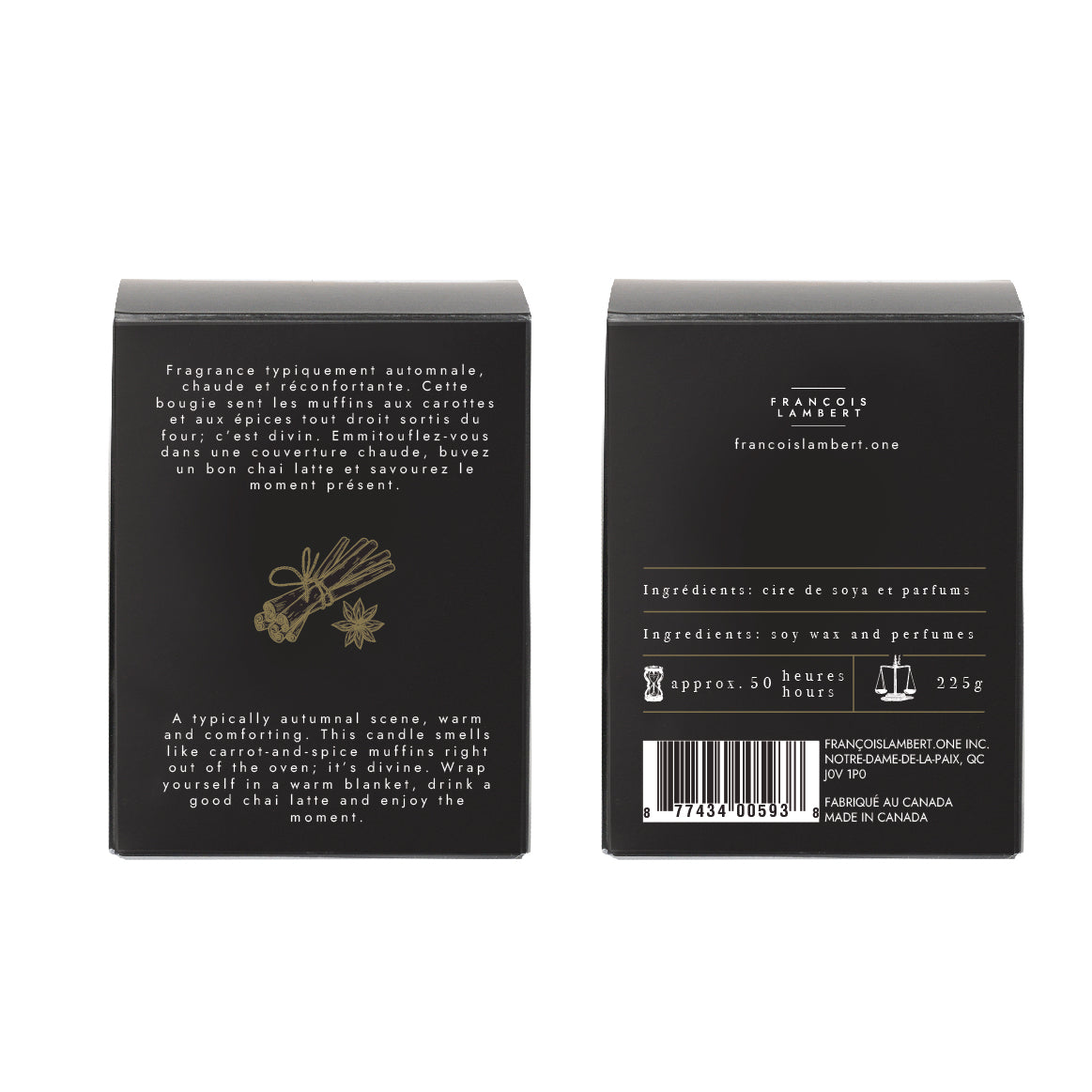 #45 Soy Candle - Fall Day, Carrot Muffin