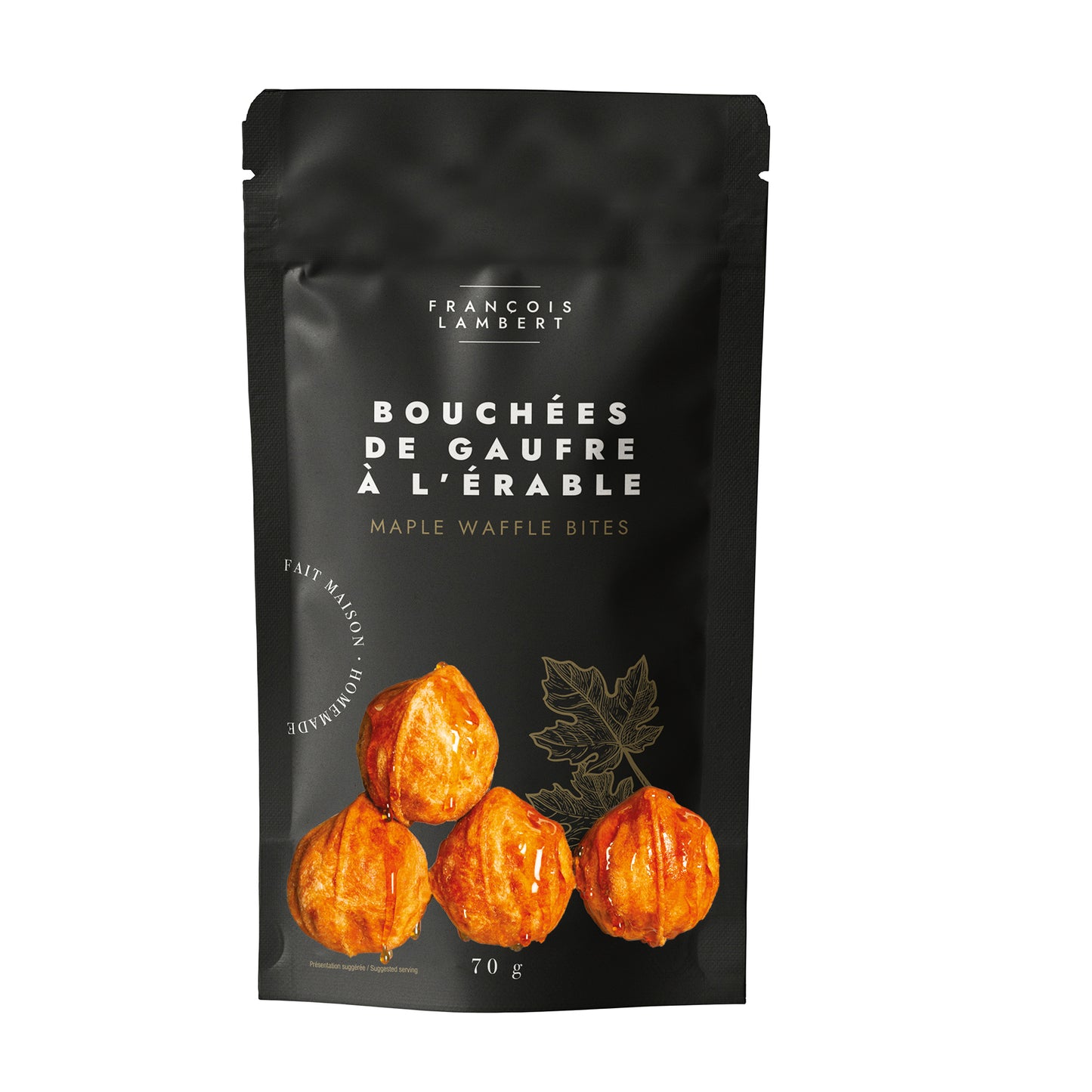 Maple waffle bites