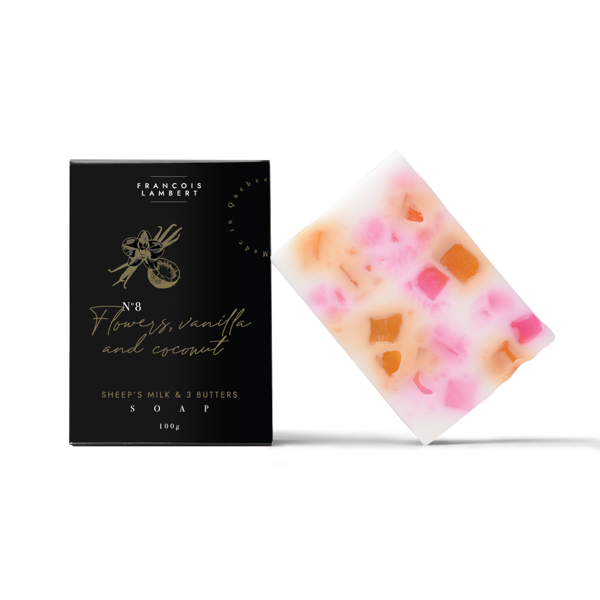 # 8 Sheep's Milk Soap | Flowers, vanilla and coconut