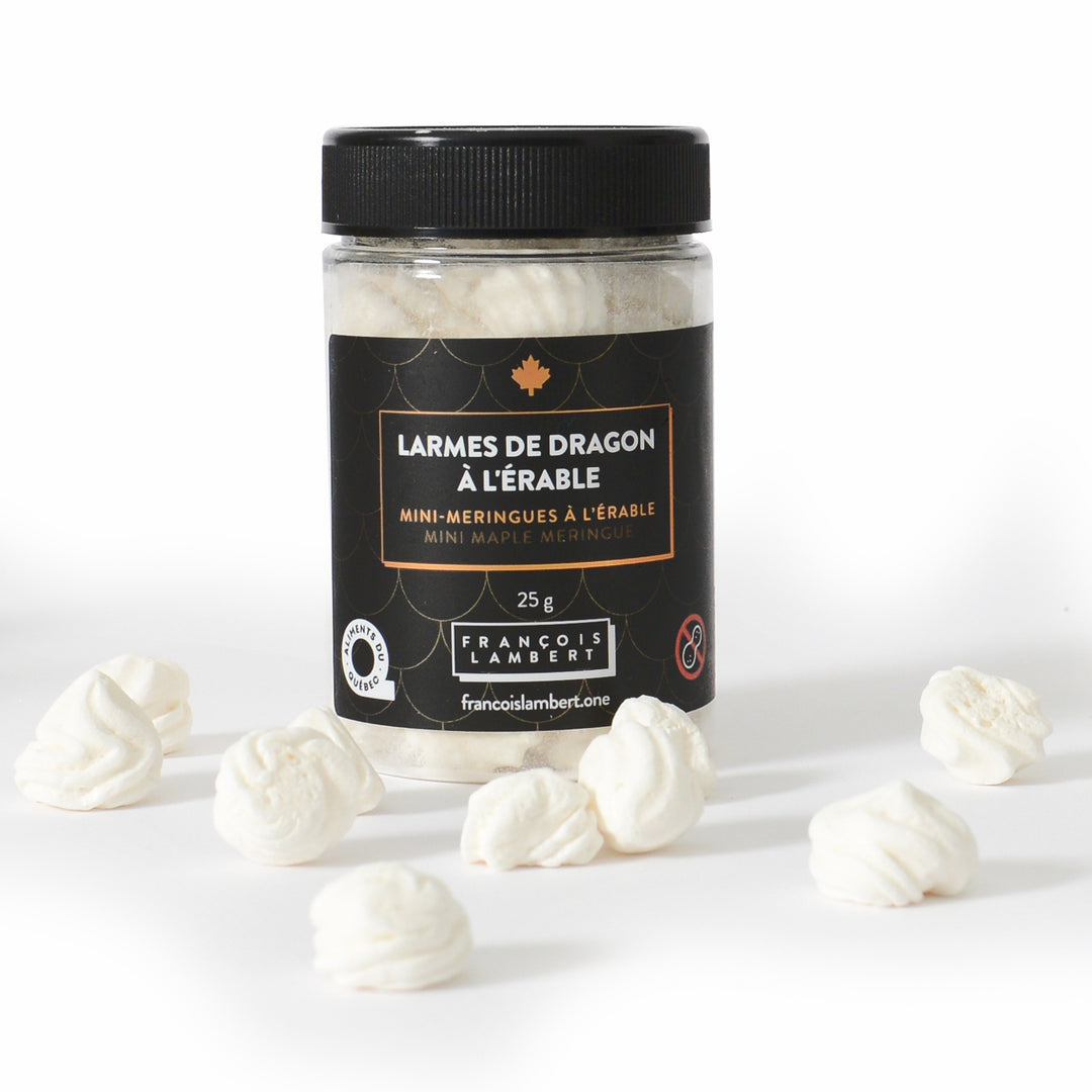 Dragon’s Tears (Mini Maple Meringues)