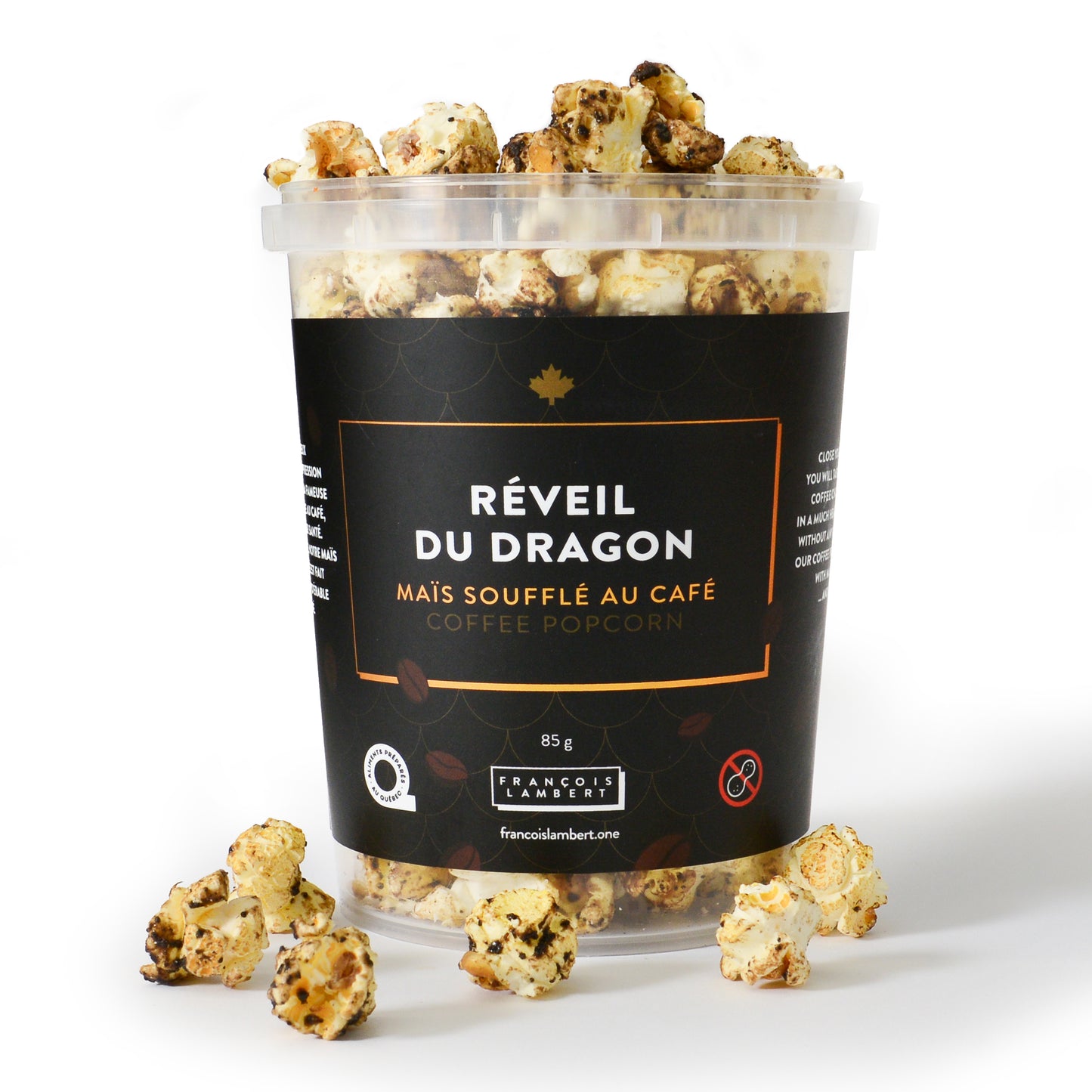 Coffee flavor popcorn