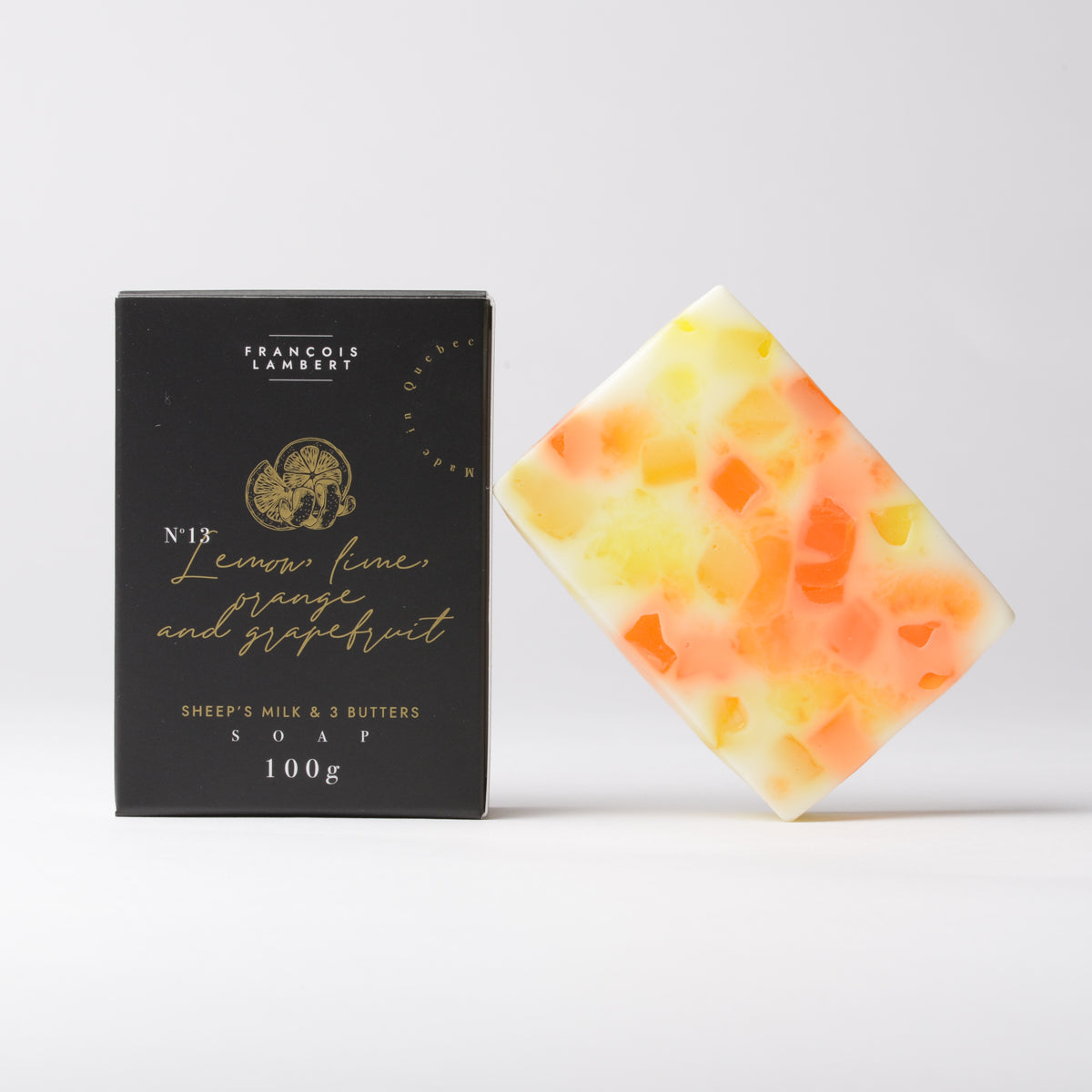 # 13 Sheep's milk soap | Lemon, lime, orange and grapefruit