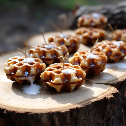 Maple Waffle Bites for Hikers