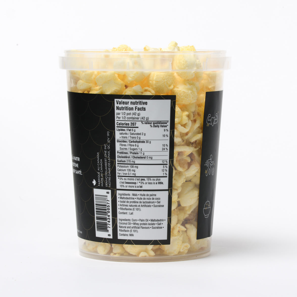 Protein Popcorn – Glazed Maple Donut