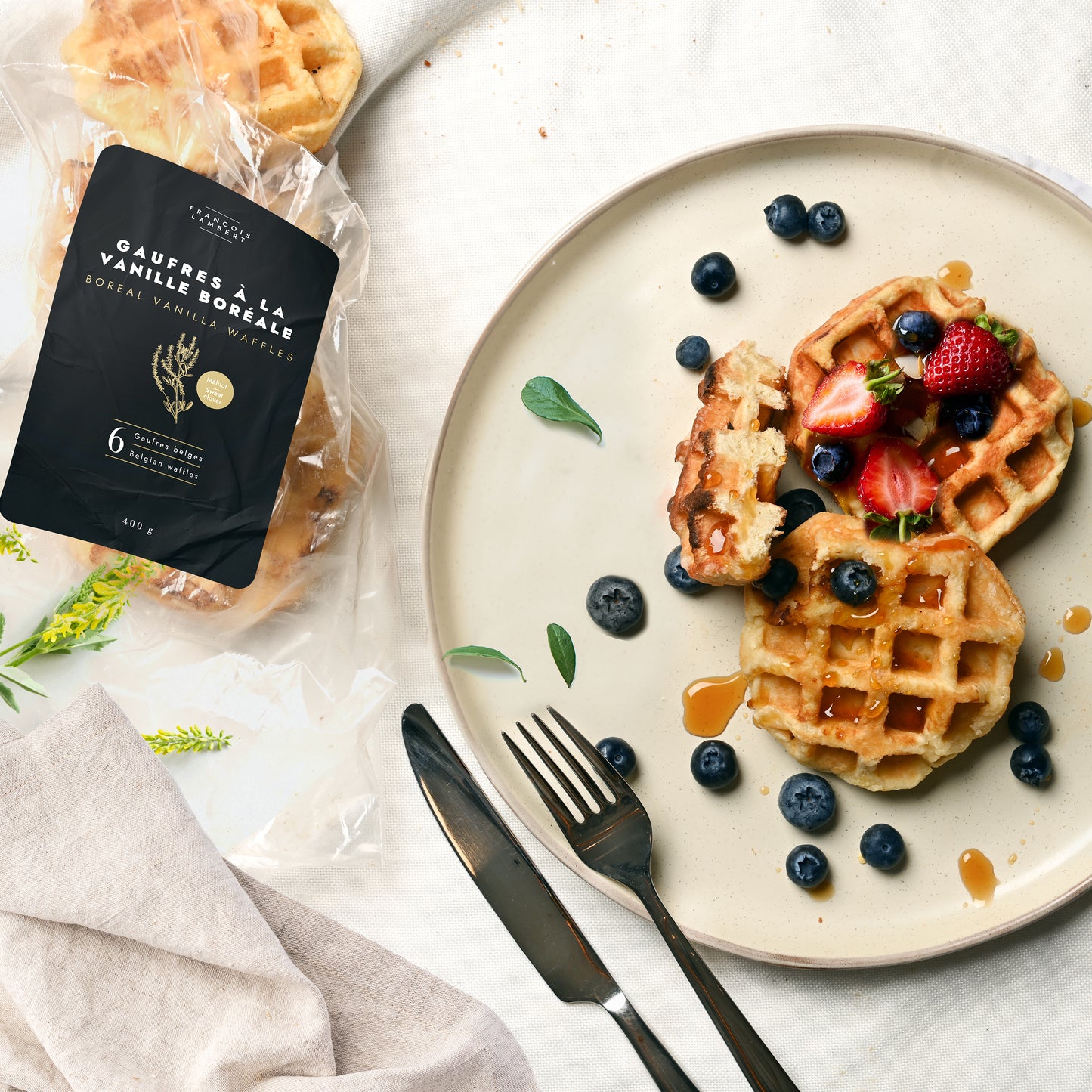 Boreal vanilla waffles