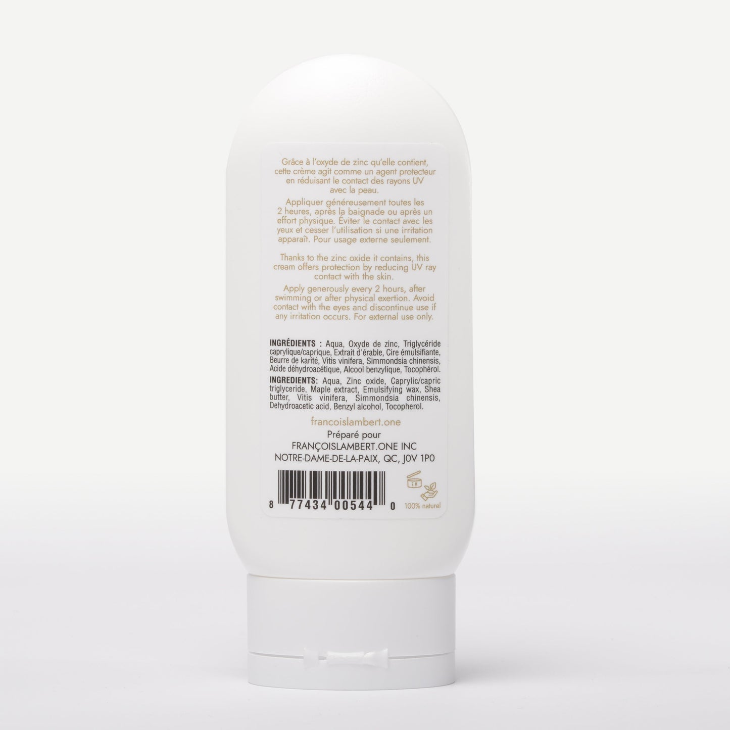Désérable - Maple Water & Zinc Sunscreen - Natural Protection ☀️🍁
