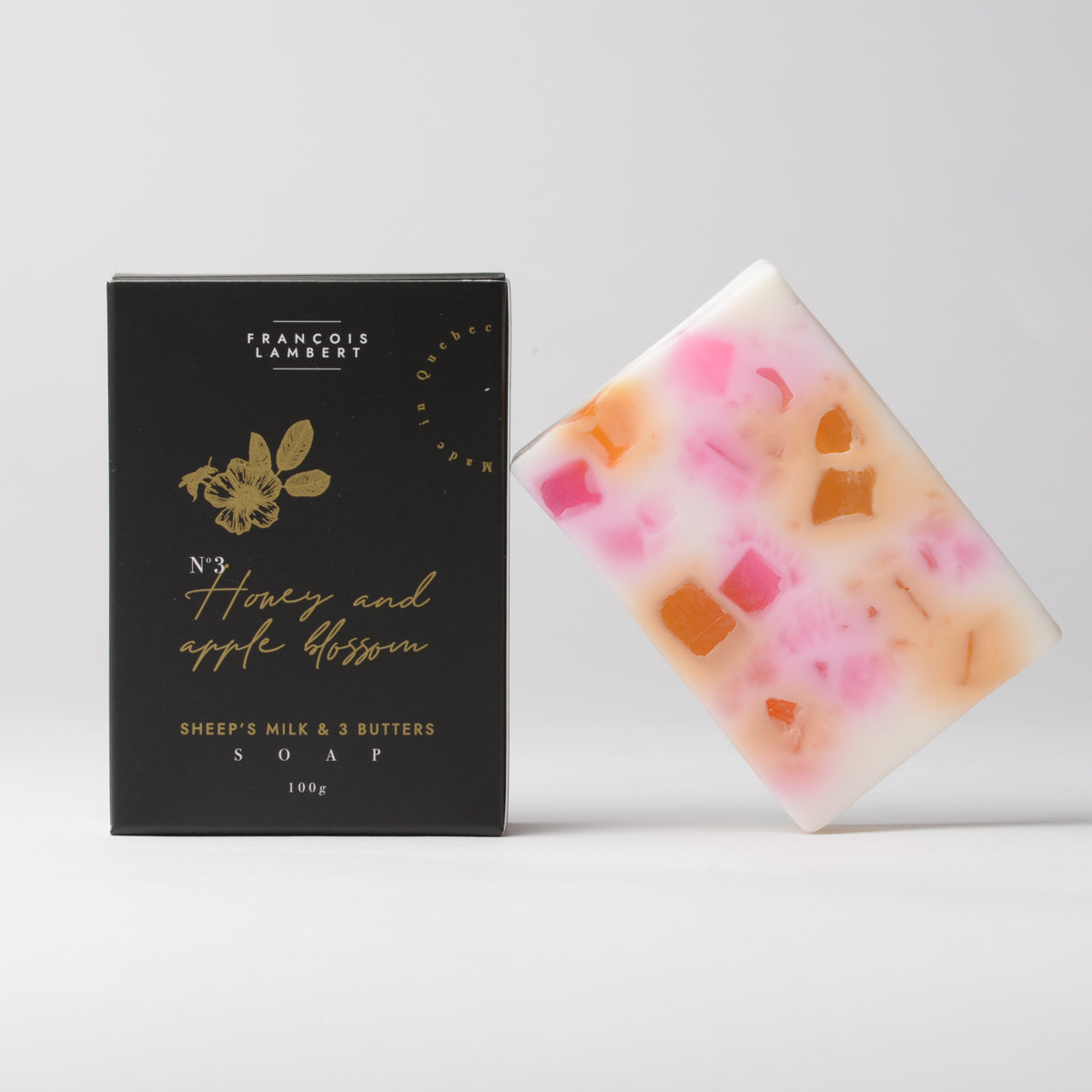 # 3 Sheep's milk soap | Honey and apple blossoms